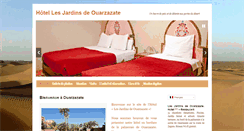 Desktop Screenshot of hotel-les-jardins-de-ouarzazate.com